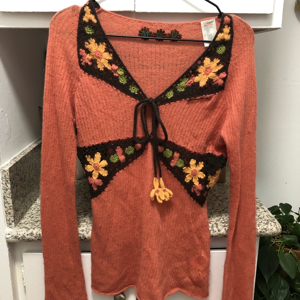 Miss Sixty Floral Long Sleeve Top